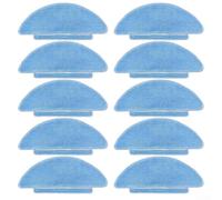 Lot de 10 chiffons de rechange pour aspirateur RoboJet X-One 2 Pro - Tampons de nettoyage en microfibre pour une meilleure performance de capture de la saleté