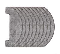 Lot de 10 chiffons de rechange pour aspirateur robot BPMIO B15 et B15 Plus en microfibre pour un nettoyage humide efficace sur les sols durs