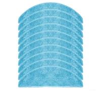 Lot de 10 chiffons de rechange pour aspirateurs robots Conga 7490 Immortal et 8290 Immortal, chiffons lavables de nettoyage du sol, lingettes sèches et humides