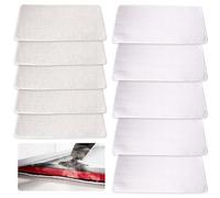 Lot de 10 chiffons de rechange pour nettoyeur vapeur Vileda - En microfibre - Compatibles avec Vileda Steam XXL - Lavables - Housse de rechange pour tous les sols (blanc)