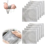 Lot de 10 chiffons de vaisselle multifonctionnels anti-rayures pour vaisselle humide et sèche