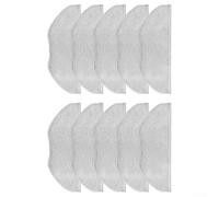 Lot de 10 chiffons en microfibre compatibles avec aspirateur robot LG for CordZero R3-Prime, lavables, réutilisables pour nettoyage des sols durs