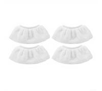 Lot de 10 chiffons en microfibre de rechange pour nettoyeur vapeur Karcher modèles Sc1, Sc2, Sc3, Sc4, Sc5 et Sv7, compatibles avec buse de sol Easyfix, lavables en machine, serviettes de nettoyage en