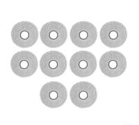 Lot de 10 chiffons en microfibre pour balai Midea pour v16 Pro pour mini eureka J15 Max Ultra - Accessoires de nettoyage de sols stratifiés