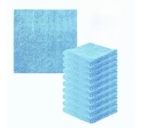 Lot de 10 chiffons en microfibre sans couture pour voiture, double face, 40 x 40 cm, 400 g/m²