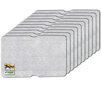 Lot de 10 chiffons filtrants pour sèche-linge Beko Grundig Blomberg Elektra Bregenz / filtre à pompe à chaleur - Tapis filtrant pour sèche-linge à condensation - 240 x 150 x 1 mm - Filtre à peluches