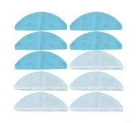 Lot de 10 chiffons lavables en microfibre pour robot nettoyeur Cecotec Conga 7490 compatible avec les appareils de nettoyage Genesis 7490 et X Treme
