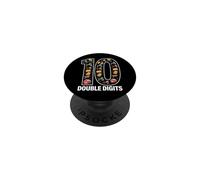Lot de 10 Chiffres d'anniversaire à Double Motif tracteurs agricoles PopSockets PopGrip Adhésif
