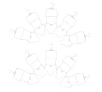 Lot de 10 cintres de maillot de bain légers et portables pour enfants - Présentoir de bikini - Idéal pour les voyages en boutique et à la maison