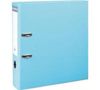 Exacompta - Réf. 53302E - 1 classeur à levier A4 MAXI Prem'Touch - Dos de 80 mm - Mécanique 80 mm - Dimensions extérieures : 32 x 30 x 8 cm - Format à classer A4 Maxi - Coloris : Bleu clair