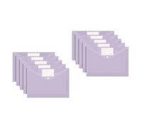 Lot de 10 classeurs à documents A4 avec pressebosen Organisateurs Pochette transparente