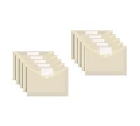 Lot de 10 classeurs à documents A4 avec pressebosen Organisateurs Pochette transparente