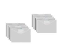 Lot de 10 classeurs à documents A4 avec pressebosen Organisateurs Pochette transparente