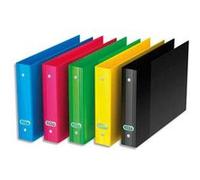 Lot de 10 Classeurs à fiches SCHOOL LIFE en carte pelliculée 2 anneaux. Dos 30 mm. Format A6. Coloris assortis G