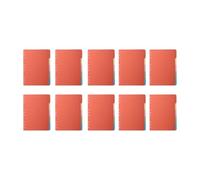 Lot de 10 classeurs à plusieurs trous, intercalaires B 5 a 5 a 6, intercalaires enfichables, fournitures de bureau scolaire