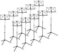 Lot de 10 Classic Cantabile 100 Pupitre de Musique Medium Noir