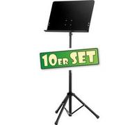 Lot de 10 Classic Cantabile Pupitre d'Orchestre Deluxe Fermé