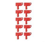 Lot de 10 clés de rechange compatibles avec les interrupteurs d'isolateur de batterie standard pour automobile, bateau, camion et véhicules électriques