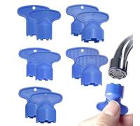 Lot de 10 clés de robinet d'aérateur, aérateurs pour robinets, Outils de Clé Aérateurs de Robinet Cache Clés Cache-clé Aérateur Mousseur, régulateur de débit pour M16.5/M18.5/M21.5/M22/M24