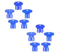Lot de 10 Clés de Robinet pour Aérateur de Robinet, 5 Tailles M16,5, 18,5, 21,5, 22,5, 24 Clés D'aérateur Encastrées pour Aérateurs de Cache