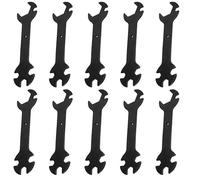 Lot de 10 clés pour imprimante 3D, clé plate multifonction 5 en 1 pour buses et blocs de chauffe, de 6 mm à 20 mm, acier, surface résistante à la corrosion, design léger, facile à transporter