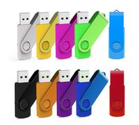 Lot de 10 clés USB 2.0 pivotantes de 16 Go