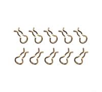 Lot de 10 clips à ressort d'étrier de frein de vélo, pour XT, SLX, pour XTR Kit de remplacement de goupilles de plaquettes de vélo, en acier inoxydable, 4 couleurs disponibles, 31 x 5,5 x 2,8 mm