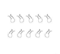 Lot de 10 clips à ressort pour étrier de frein de vélo en acier inoxydable compatibles avec formule, facile à installer, noir et jaune pluie (titane)