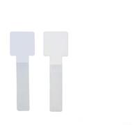 Lot de 10 clips auto-adhésifs pour gestion de câbles avec dos conçus pour une organisation sécurisée et réglable des câbles (blanc)