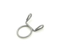 Lot de 10 clips collier métal 6mm pour fixation durite essence huile