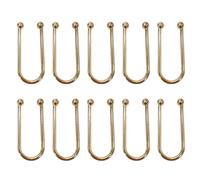 Lot de 10 clips de bikini en alliage, fermoirs en forme de U en métal, fermeture à crochet de soutien-gorge, fermoir avant de maillot de bain, pièce de rechange pour lingerie, couture, soutien-gorge,