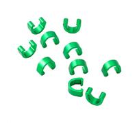 Lot de 10 clips de boîtier de câble de frein en alliage d'aluminium pour câble de frein en C pour VTT, vélos de route, VTT, clips de câble de frein, boucle de vélo et accessoire de vélo