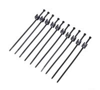 Lot de 10 clips de bord multifonctions pour énergie solaire pour câble empêchant la suspension et les frottements