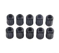 Lot de 10 clips de câble en ferrite avec suppression améliorée du bruit pour câbles coaxiaux, 11 mm