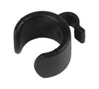 Lot de 10 clips de câble en plastique ABS pour organiser les câbles de microphone et de smartphone, adaptés pour une utilisation avec différents supports et tailles de tuyaux (25 mm)