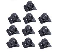 Lot de 10 clips de câbles de frein en aluminium pour vélo - Durabilité - Collier fixe pour une installation facile - Gestion universelle des câbles de vélo