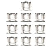 Lot de 10 clips de déflecteur pour panneau solaire, solutions en aluminium pour une gestion efficace de l'eau et l'amélioration de l'énergie (35 mm)