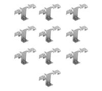 Lot de 10 clips de drainage solaire photovoltaïque avec fixation sécurisée pour un drainage efficace de l'eau - Pince de montage pour panneau solaire