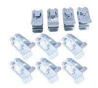 Lot de 10 clips de fixation de poignée de toit de voiture conçus pour poignée de plafond et panneau de garniture intérieure dans la plupart des intérieurs de véhicules