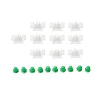 Lot de 10 clips de fixation latéraux en plastique blanc pour porte E36 pour garniture série M compatible avec le numéro de pièce 51132251394