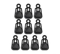 Lot de 10 clips de fixation pour bâche de camping, tout usage, en plastique, pour tentes, auvents, bâches, bâches, bâches, couvertures de bateau, couvertures de piscine, légères, imperméables
