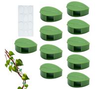 Lot de 10 clips de fixation pour grimpantes | Structures de support résistantes aux intempéries réutilisables pour serre de jardin extérieur