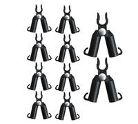 Lot de 10 clips de fixation réglables pour treillis | Clips de support de tomates pour la mousse, le travail du bois, le jardin, la serre, la pelouse