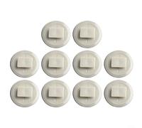Lot de 10 clips de garniture de seuil de jupe latérale pour véhicules compatibles Mazda BP4L51SJ3, clips de rechange avec rondelle d'étanchéité en mousse