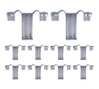 Lot de 10 clips de gestion de l'eau pour panneaux solaires en acier inoxydable pour maximiser la production d'énergie (40 mm)