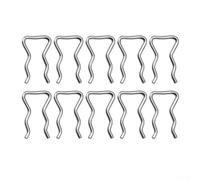Lot de 10 clips de ligne de retour d'injecteur en plastique à ajustement | Lot de 10 pièces - Remplacement direct de la pièce d'origine - Empêche le glissement du tuyau - Indispensable pour