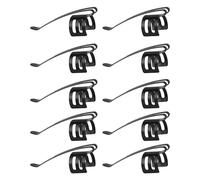 Lot de 10 clips de poche en acier au manganèse noir pour lampe de poche Streamlight Stylus Pro et Microstream
