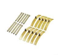 Lot de 10 clips de réparation de douilles de type 86, kit d'économie de boîte arrière en métal avec tiges de support et crochets pour une réparation efficace des prises et des interrupteurs