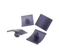 Lot de 10 clips de retenue d'isolation de capot en nylon noir taille 22 mm × 18 mm longueur 9 mm 1162488 90355604 1162742 pour GM pour Opel et Vauxhall
