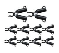 Lot de 10 clips de support pour - Connecteur flexible pour greffage d'escalade, anneau autobloquant pour cage à tomates | Horticulture Jardinage Serre Treillis Échafaudage Creeper Mousse Pole